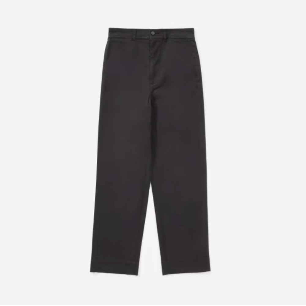 Everlane The Lightweight Straight-Leg Crop Black 4